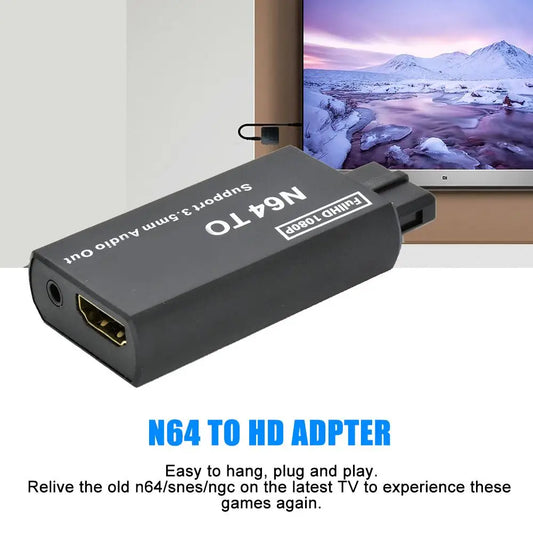 High Quality Video Adapter For Gamecube Console N64 To HDMI-compatible Adapter Converter Cable For N64/SNES/NGC